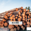 Stammholz Eiche – LKW-Ladung Rundholz, Durchmesser 30–33 cm, Länge 4–6 m